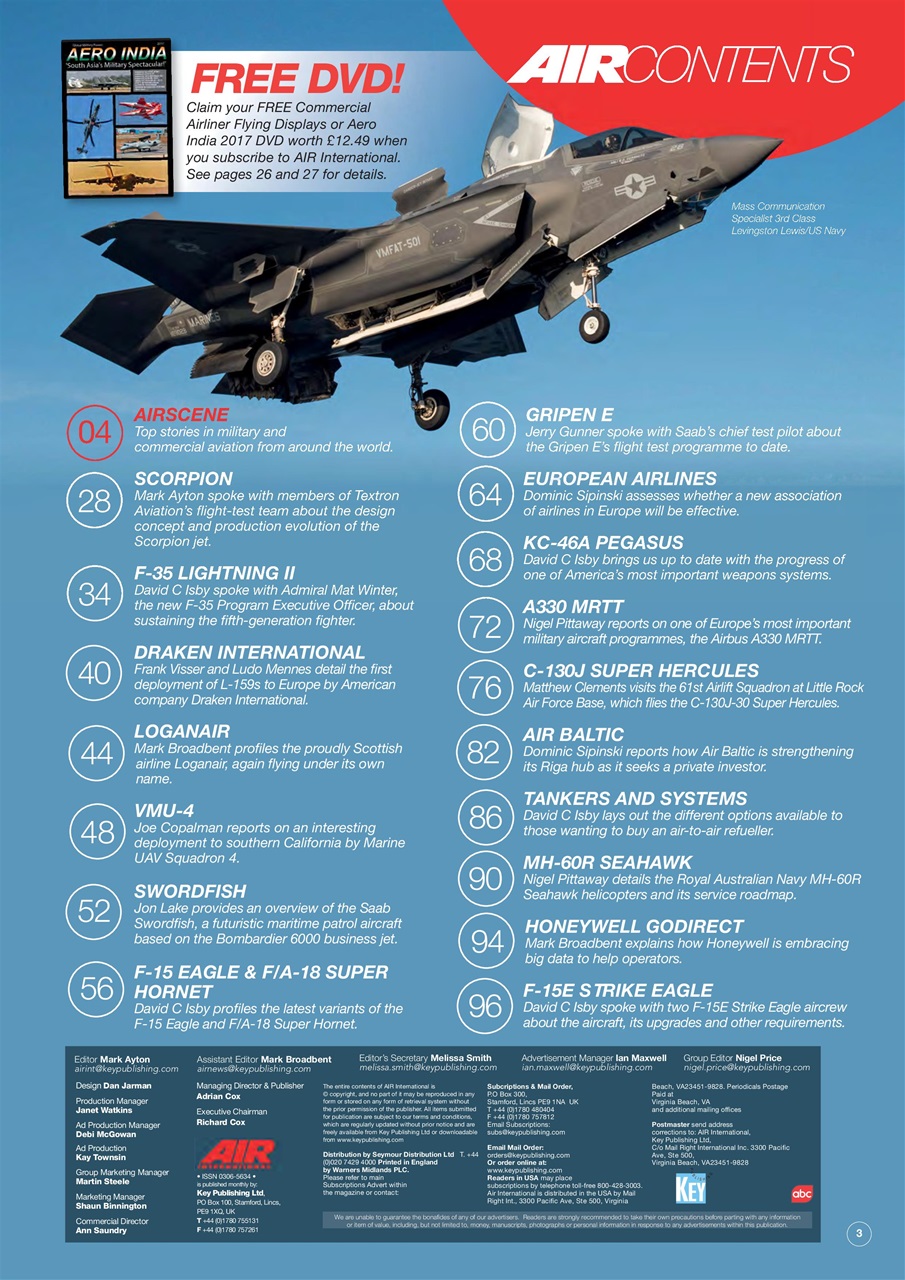 AIR International Preview Pages