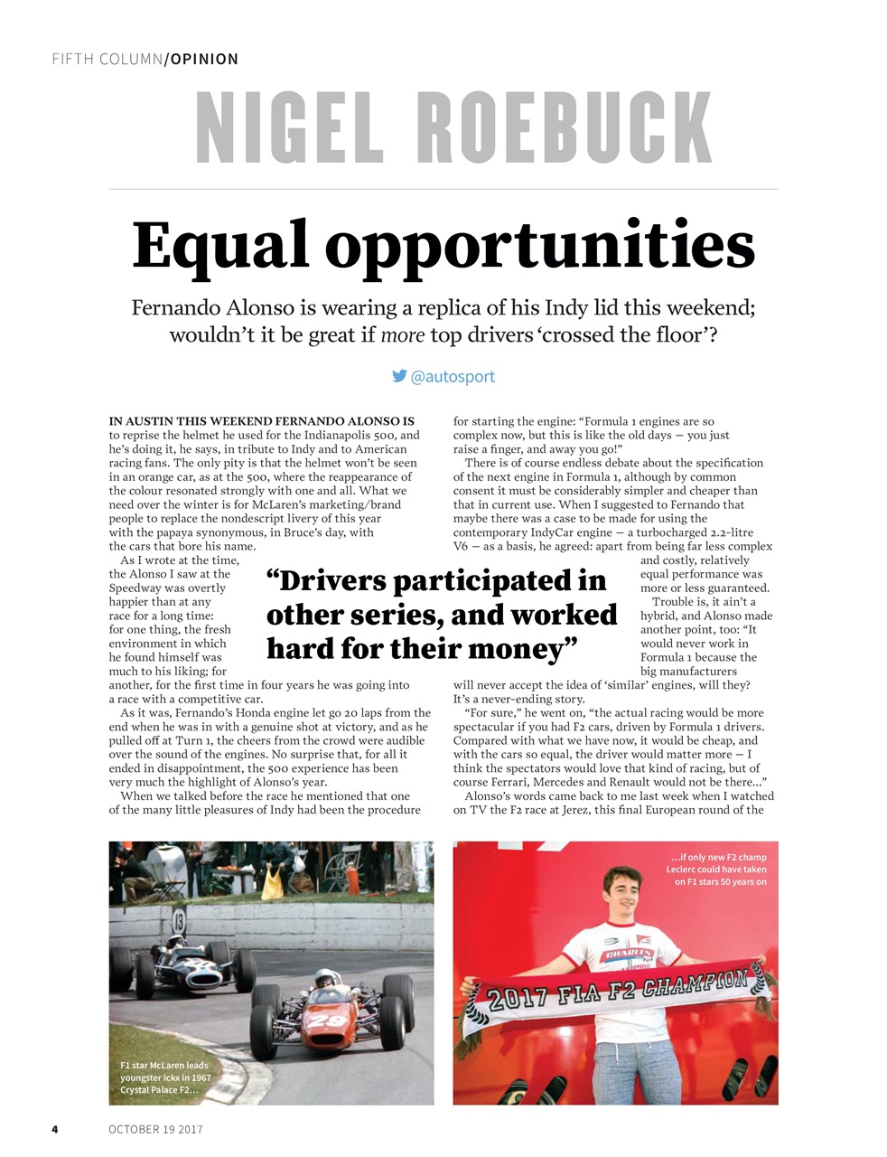 Autosport Preview Pages