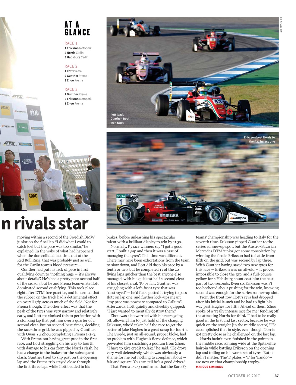 Autosport Preview Pages