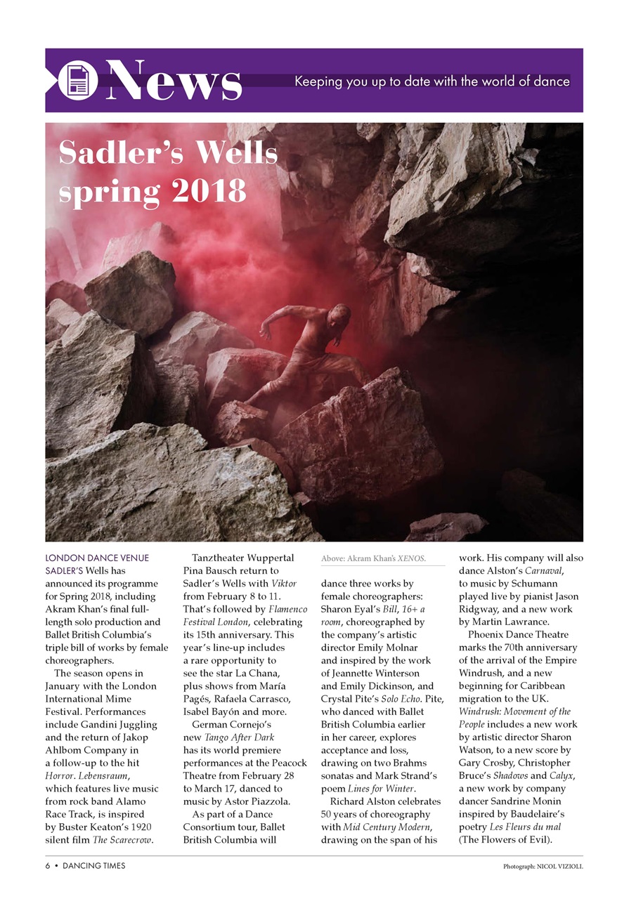 Dancing Times Preview Pages