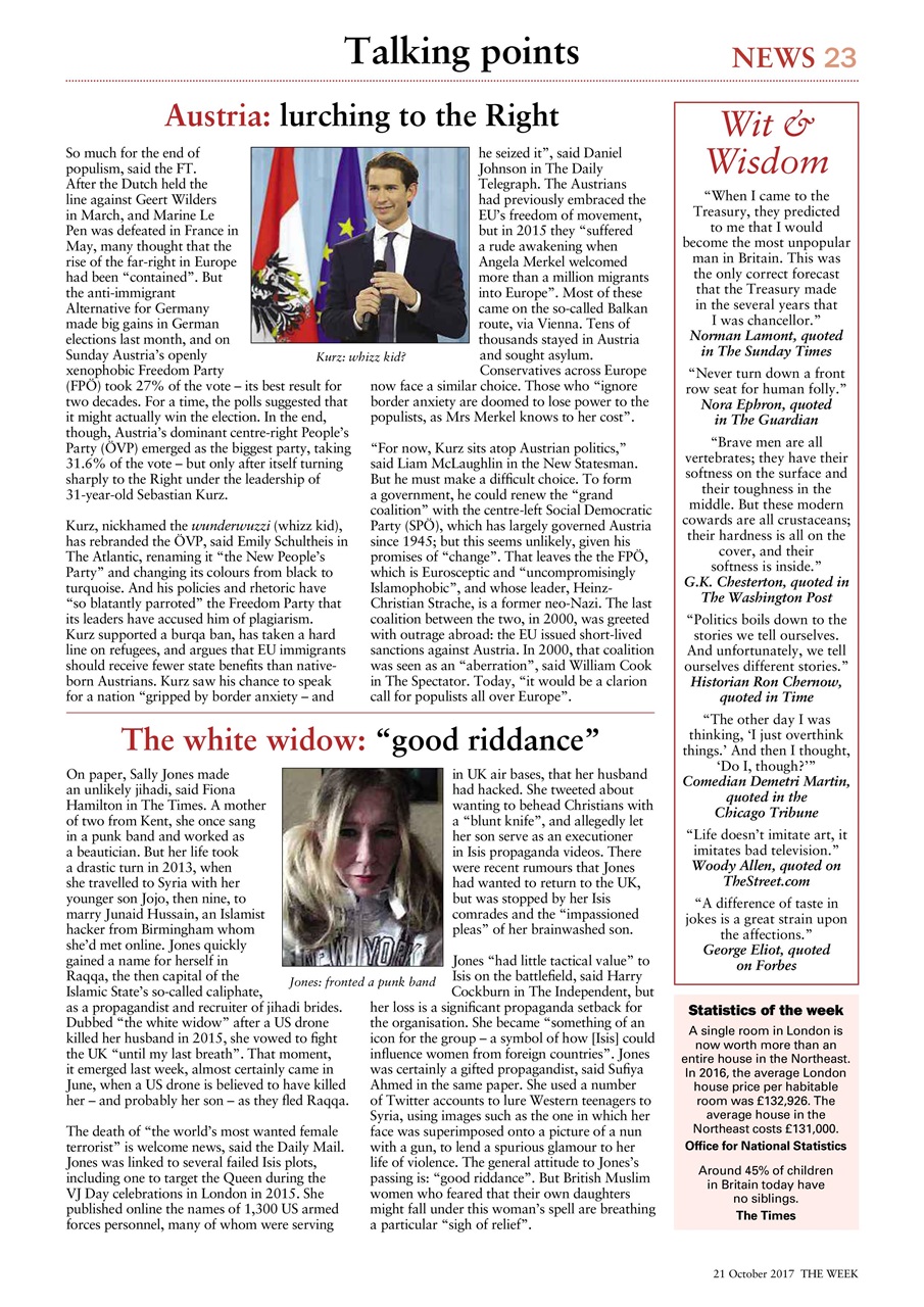 The Week Preview Pages