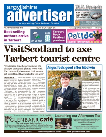 Argyllshire Advertiser issue 20 October 2017
