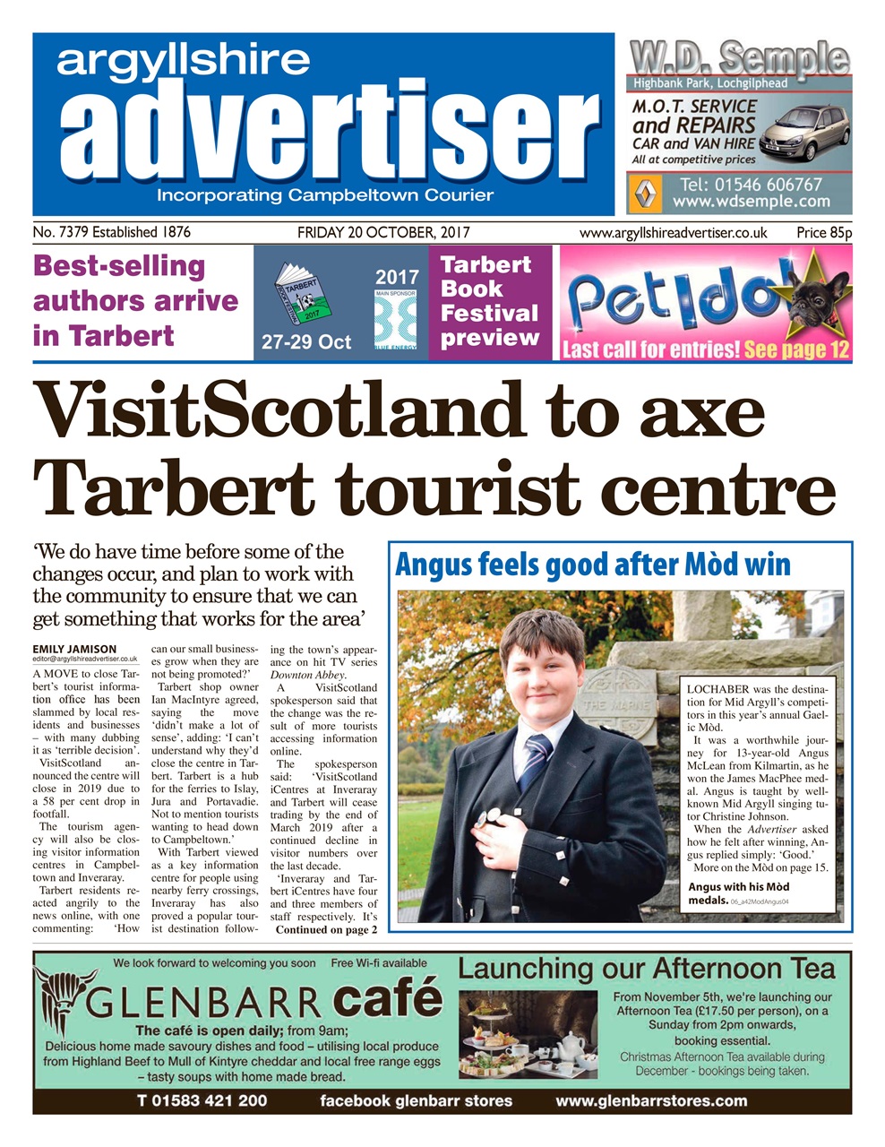 Argyllshire Advertiser Preview Pages