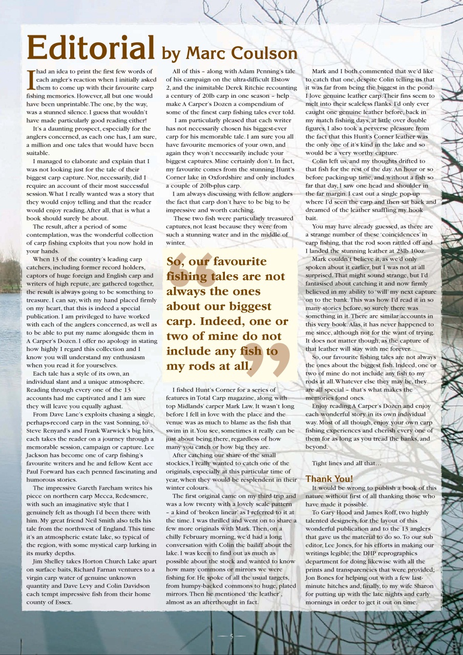 Fishing Reads Preview Pages