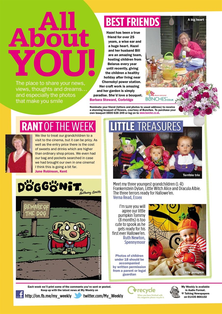 My Weekly Preview Pages