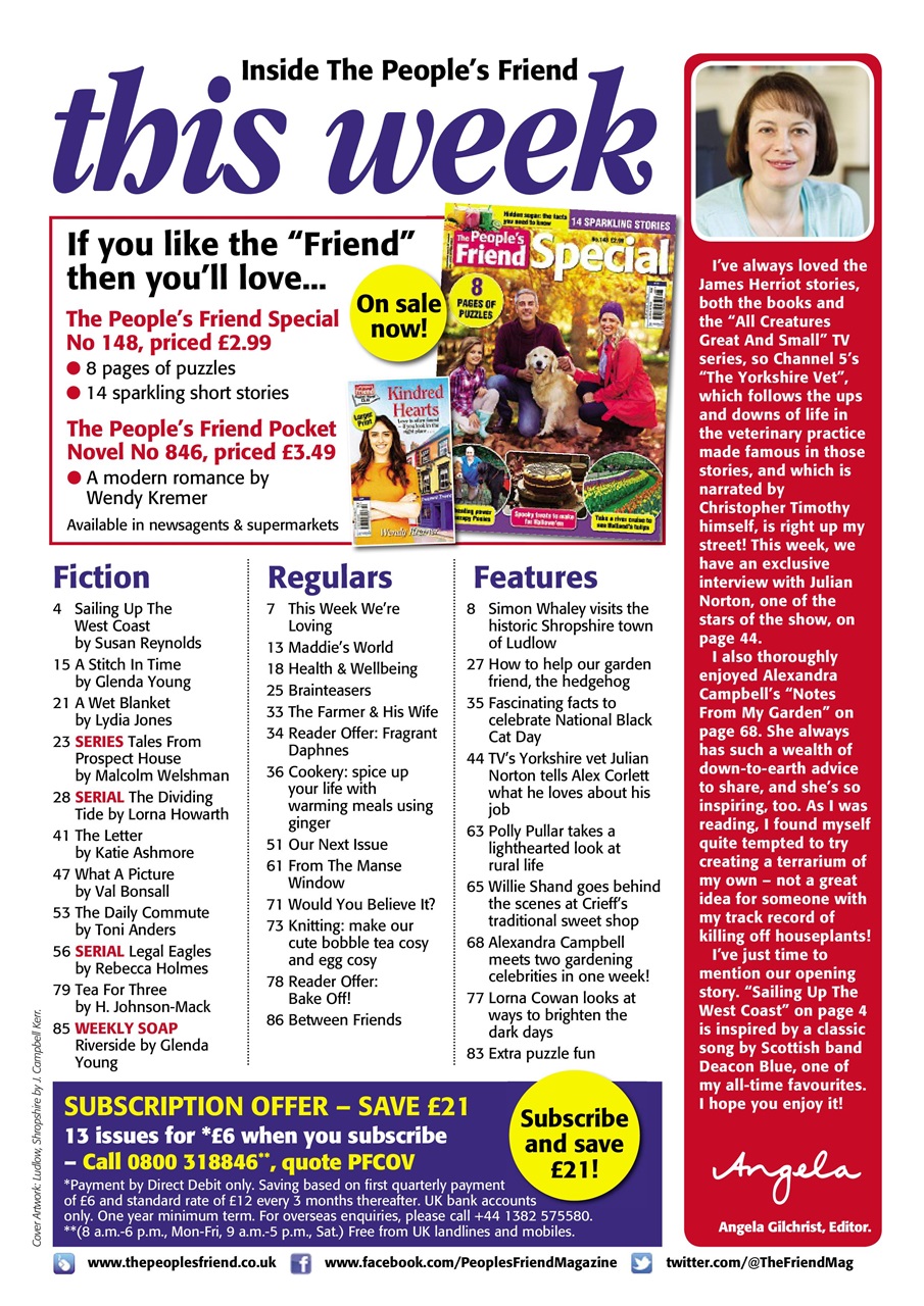 The People’s Friend Preview Pages