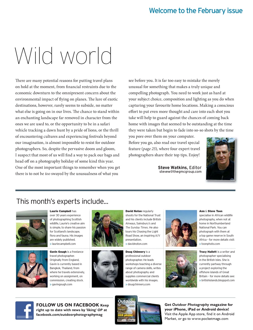 Outdoor Photography Preview Pages