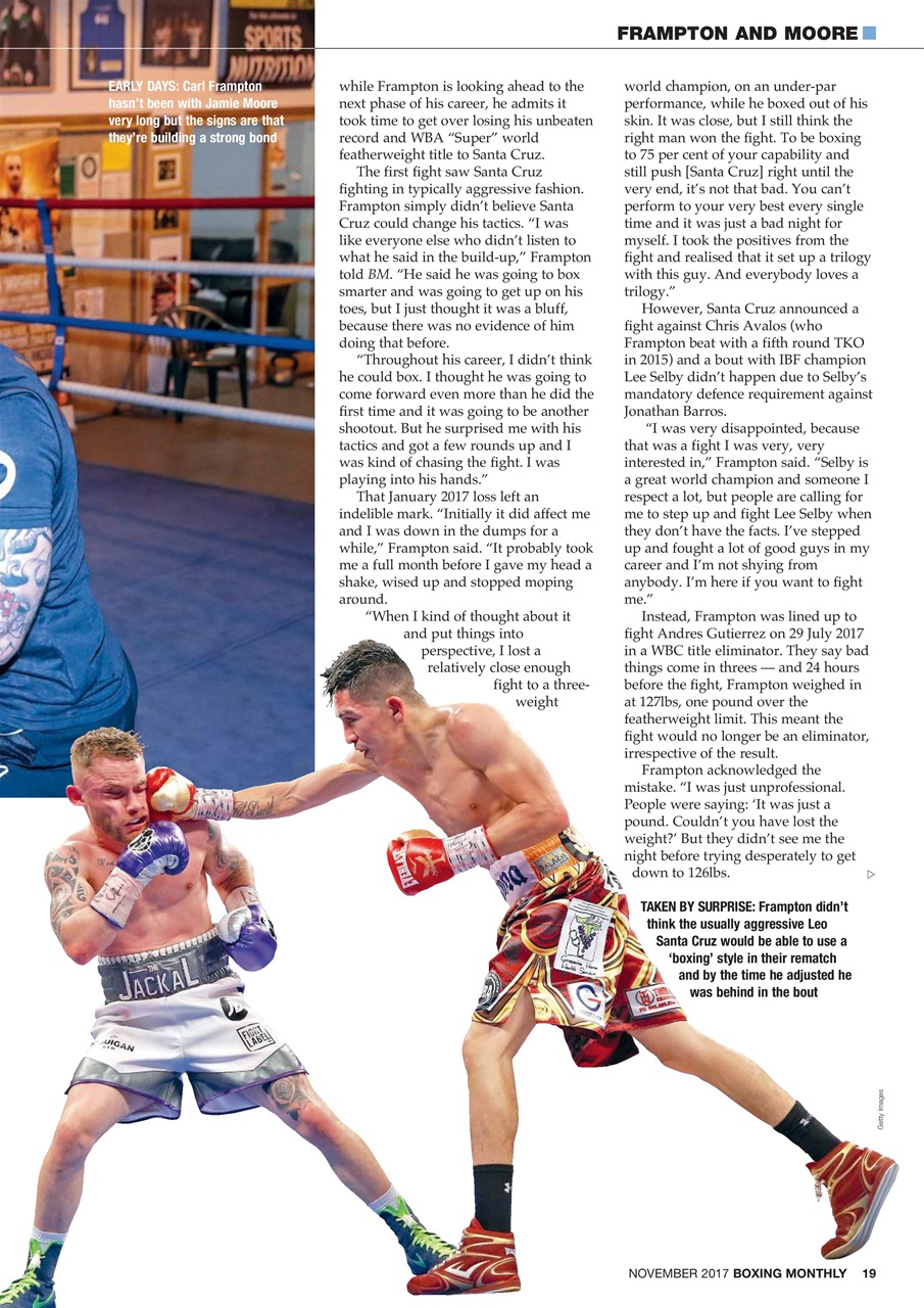 Boxing Monthly Preview Pages