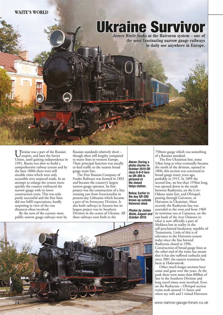 Narrow Gauge World Preview Pages
