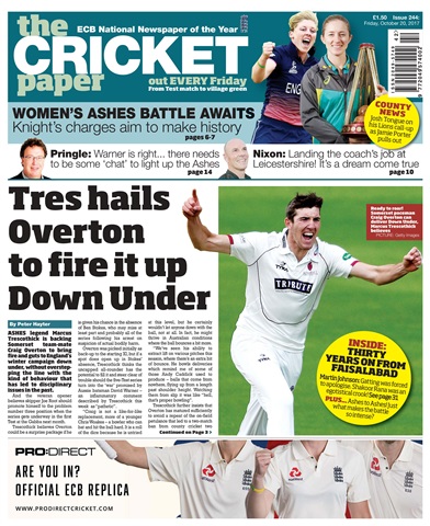 The Cricket Paper issue 20th October 2017