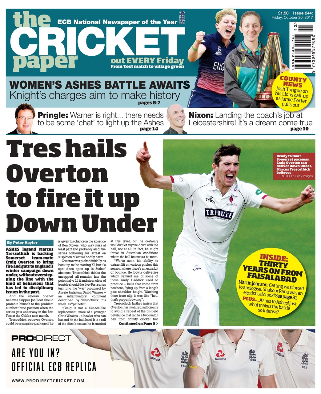 The Cricket Paper Preview Pages