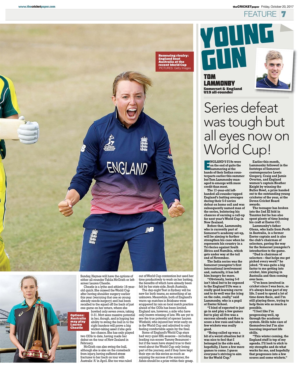 The Cricket Paper Preview Pages