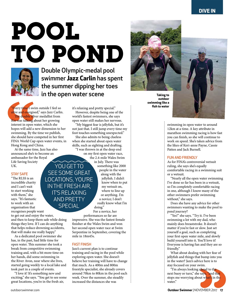 Outdoor Swimmer Preview Pages