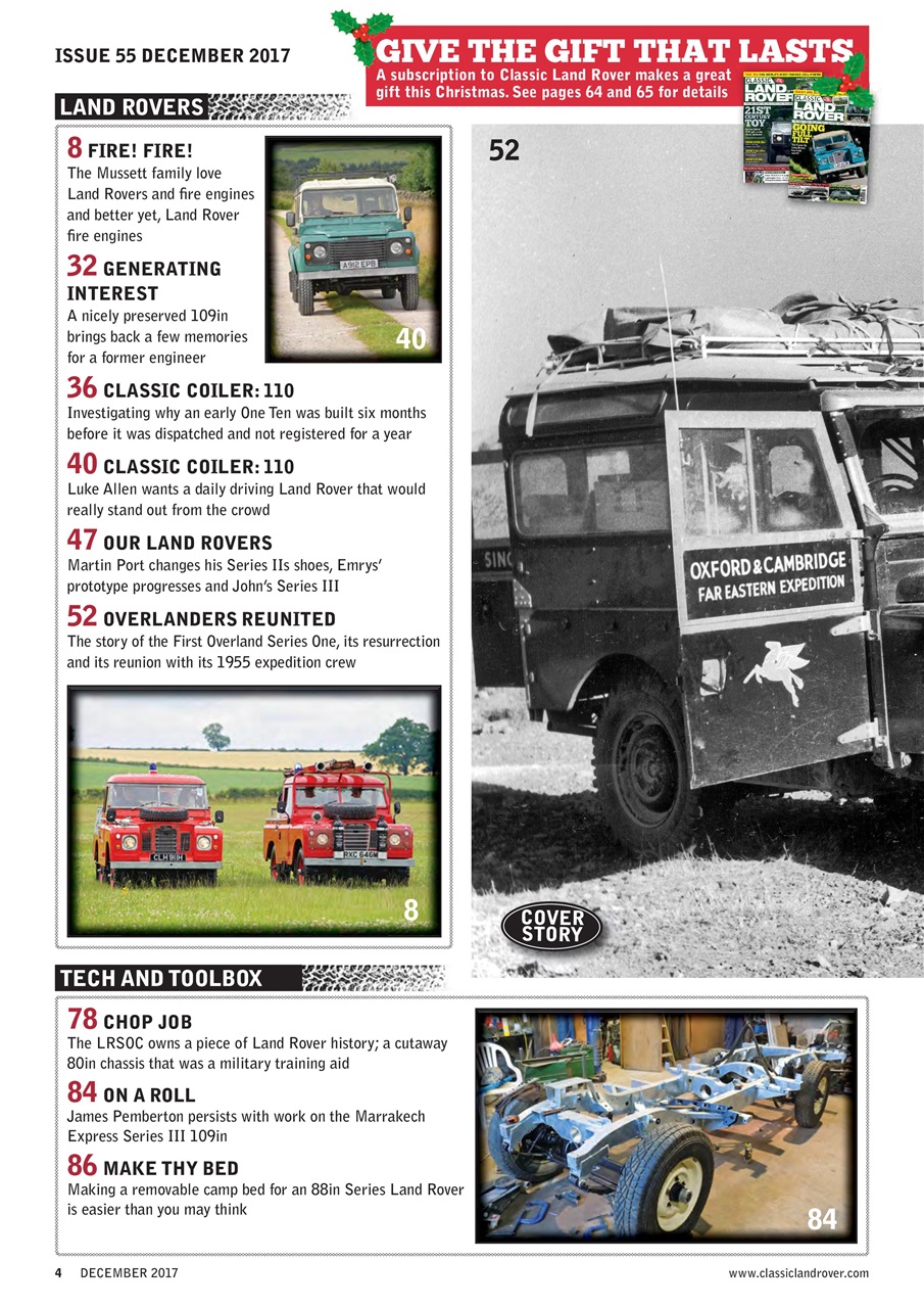 Classic Land Rover Magazine Preview Pages