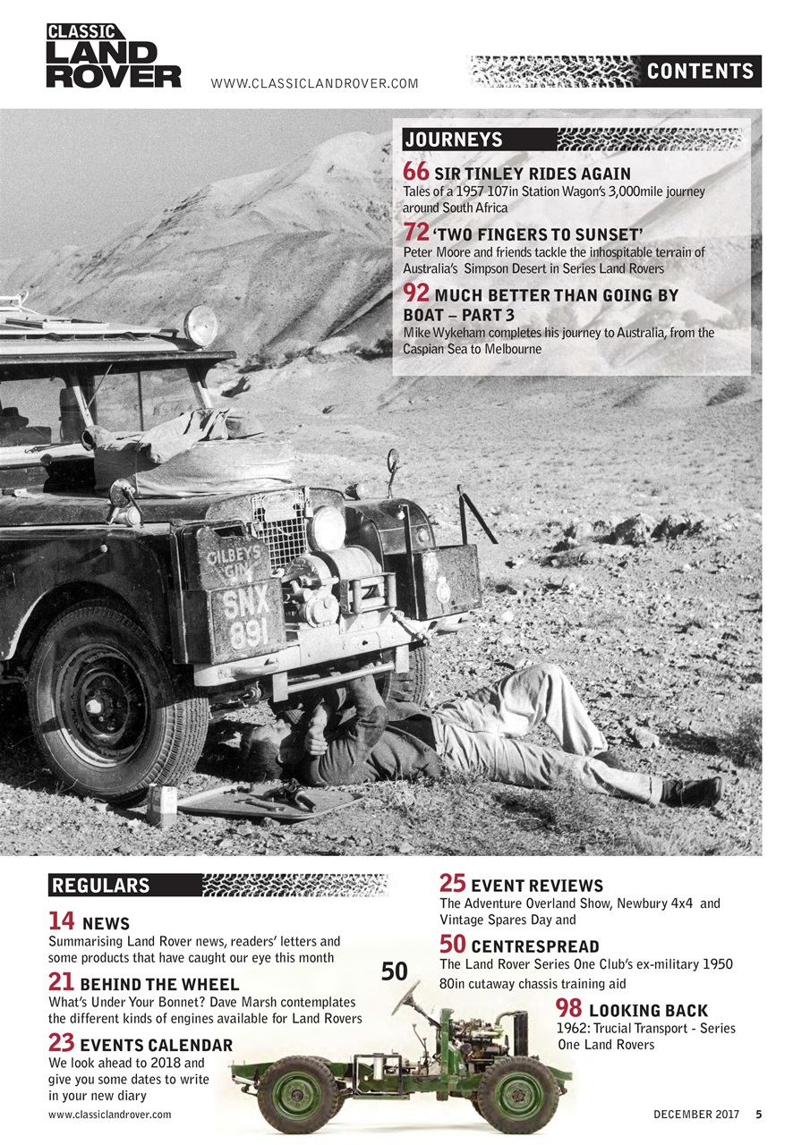 Classic Land Rover Magazine Preview Pages
