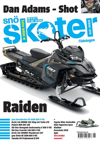 Tidningen Snöskoter issue 5-2017
