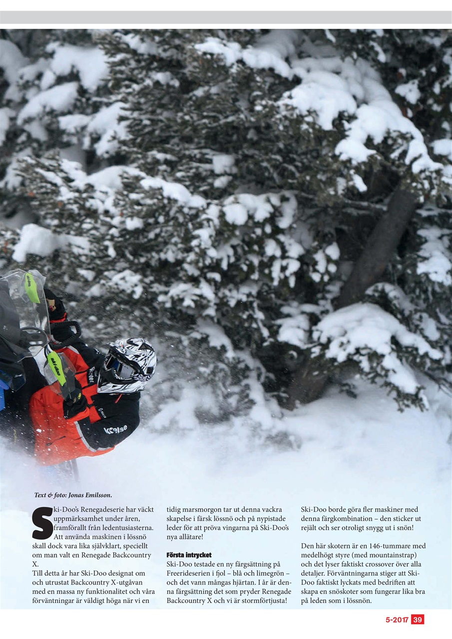 Tidningen Snöskoter Preview Pages