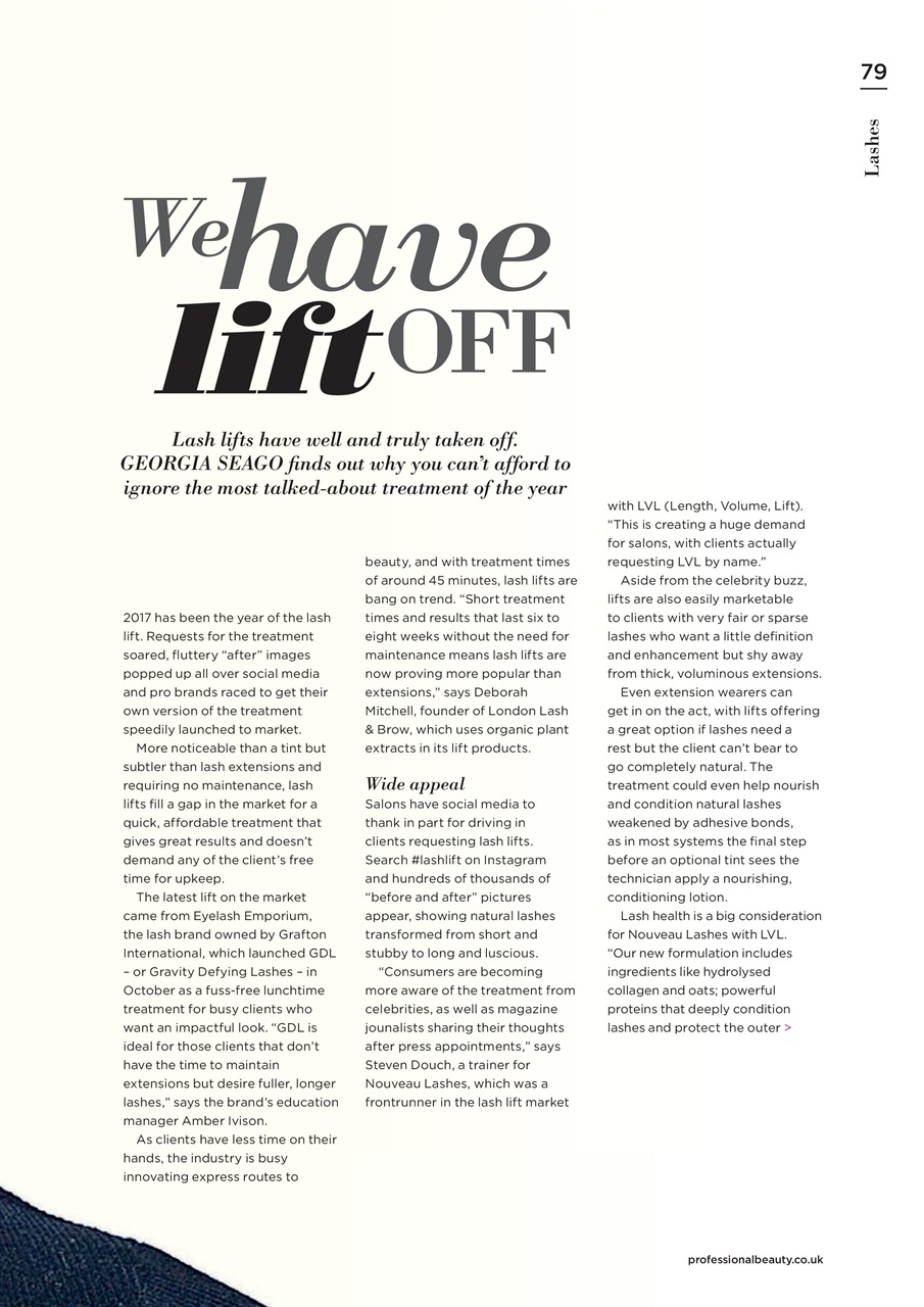 Professional Beauty Preview Pages