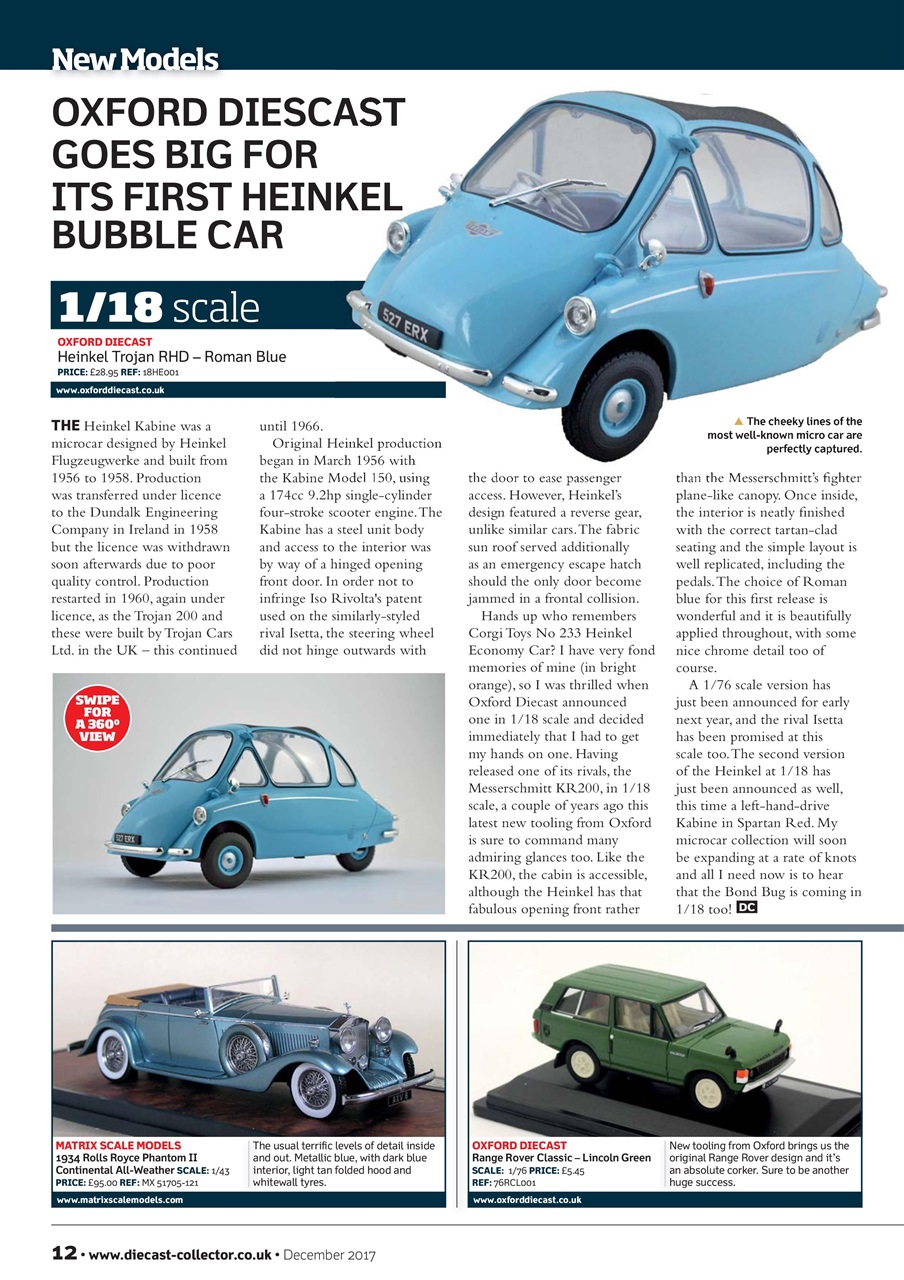 Diecast Collector Preview Pages