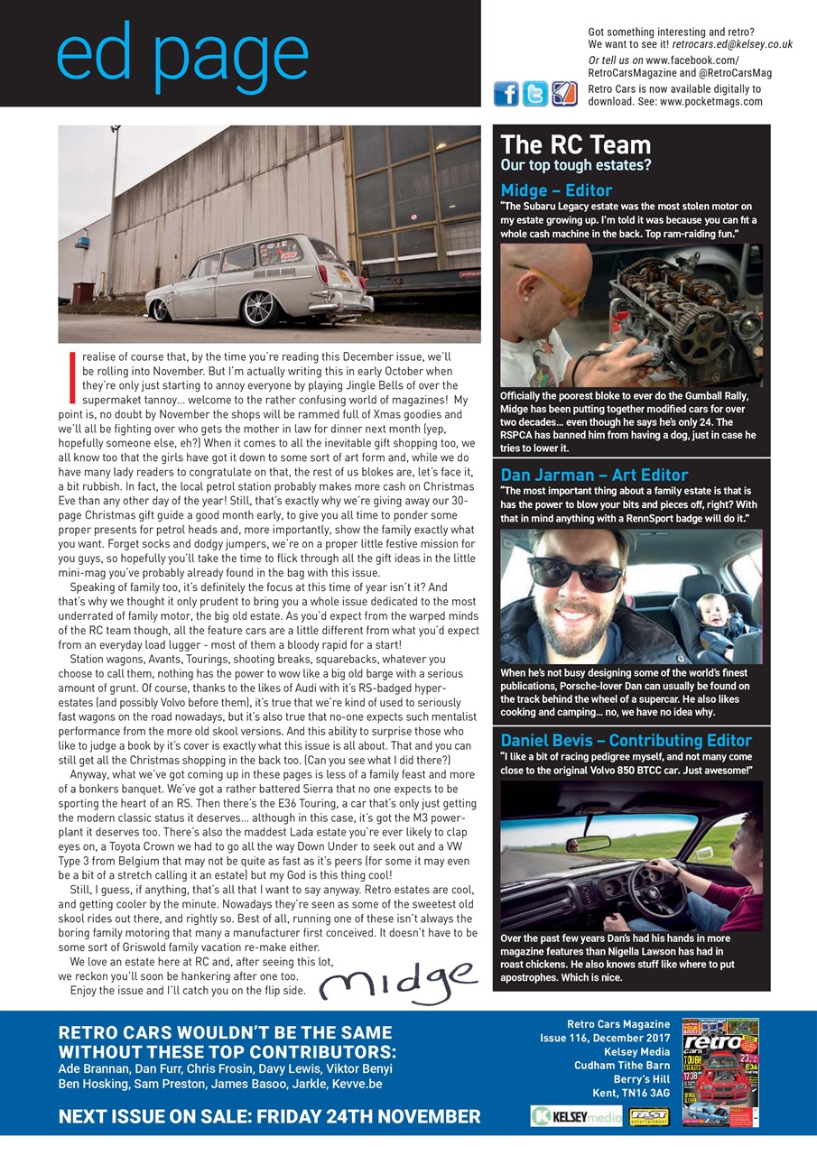 Retro Cars Preview Pages