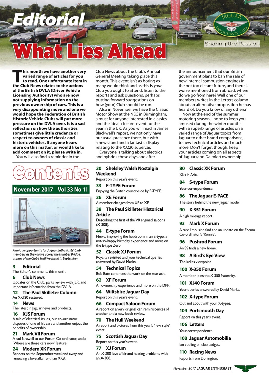 Jaguar Enthusiast Preview Pages