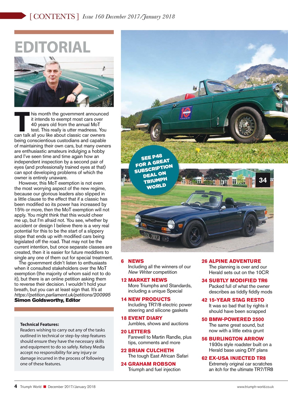 Triumph World Preview Pages