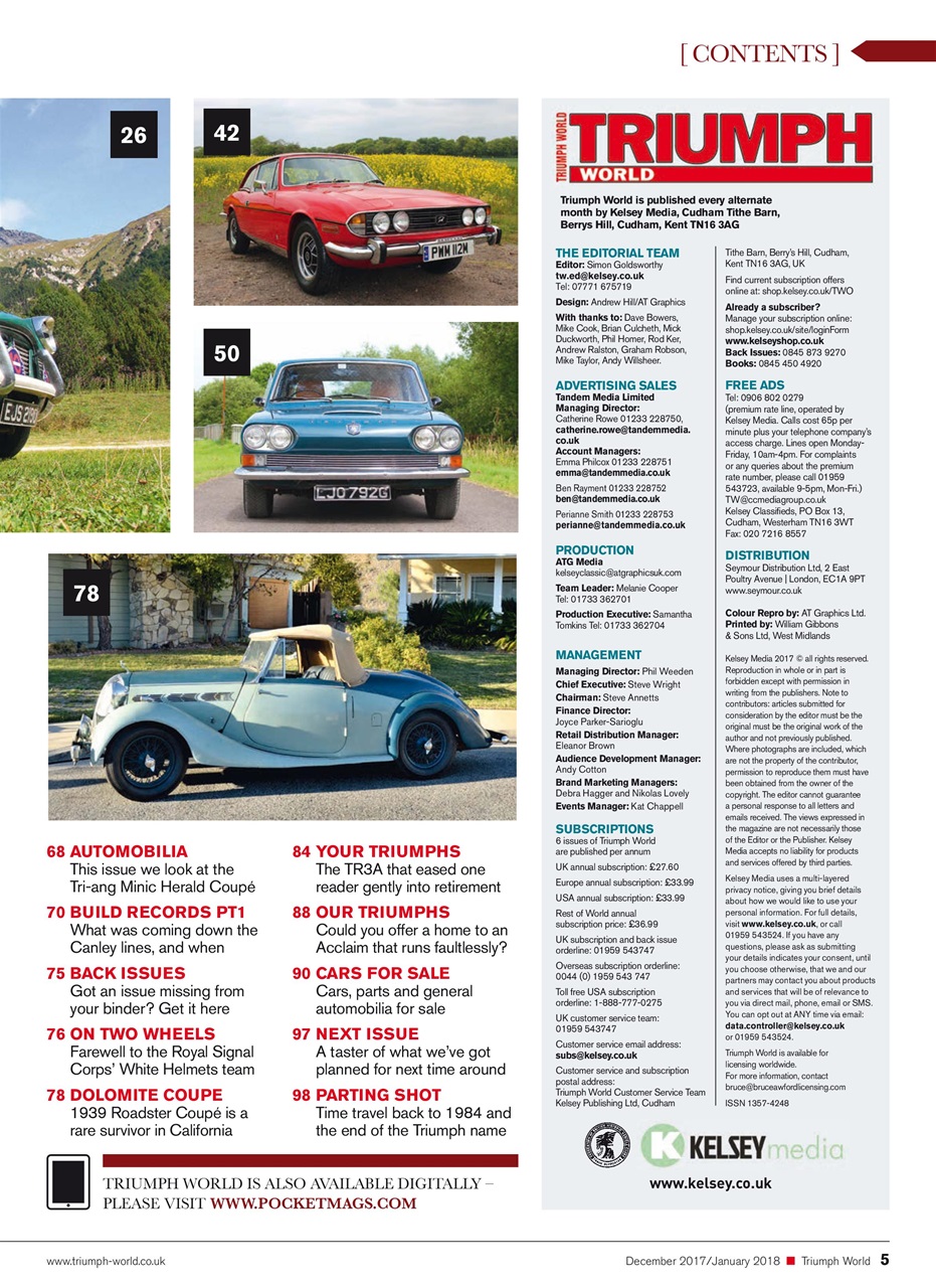 Triumph World Preview Pages