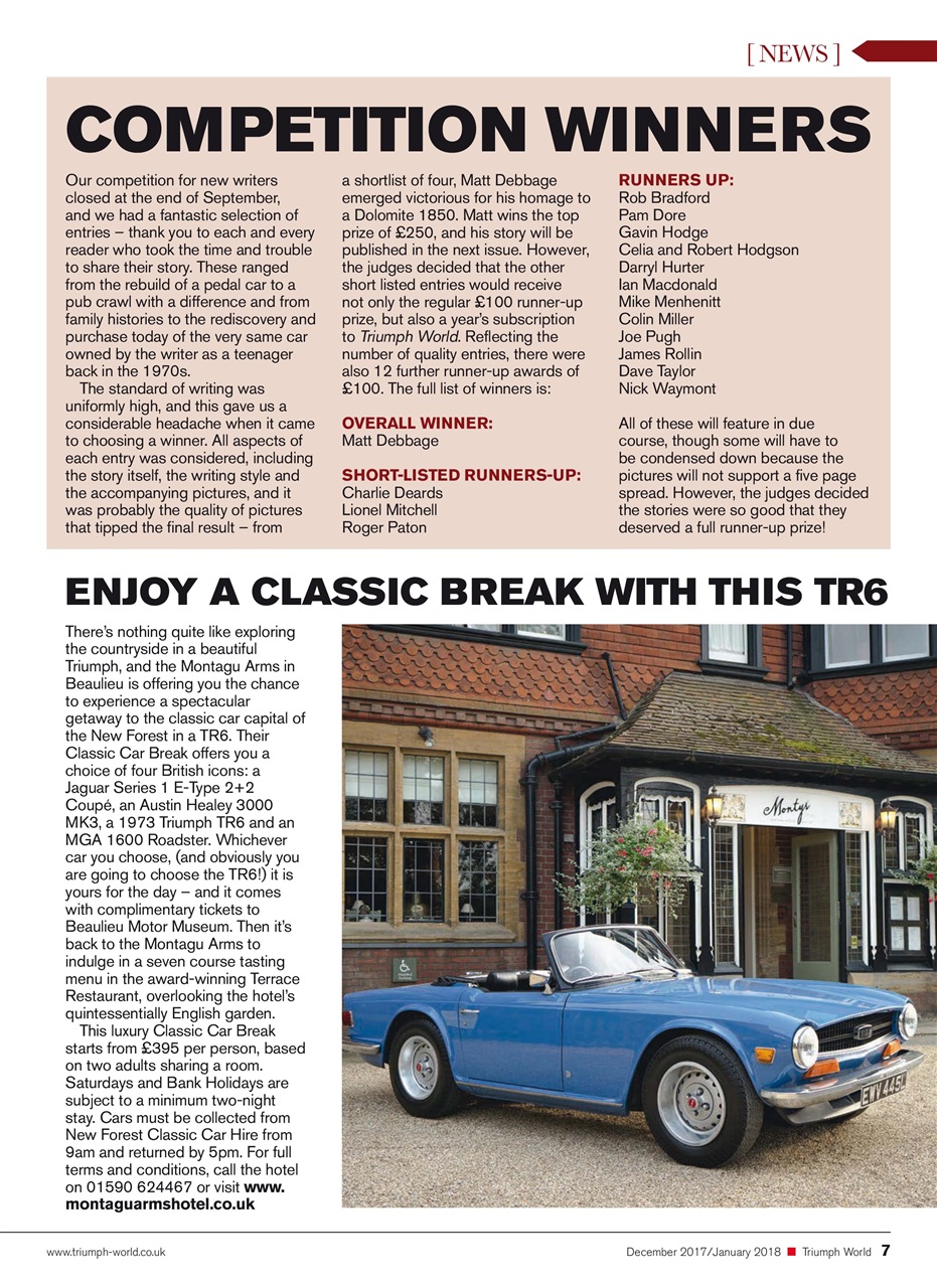 Triumph World Preview Pages