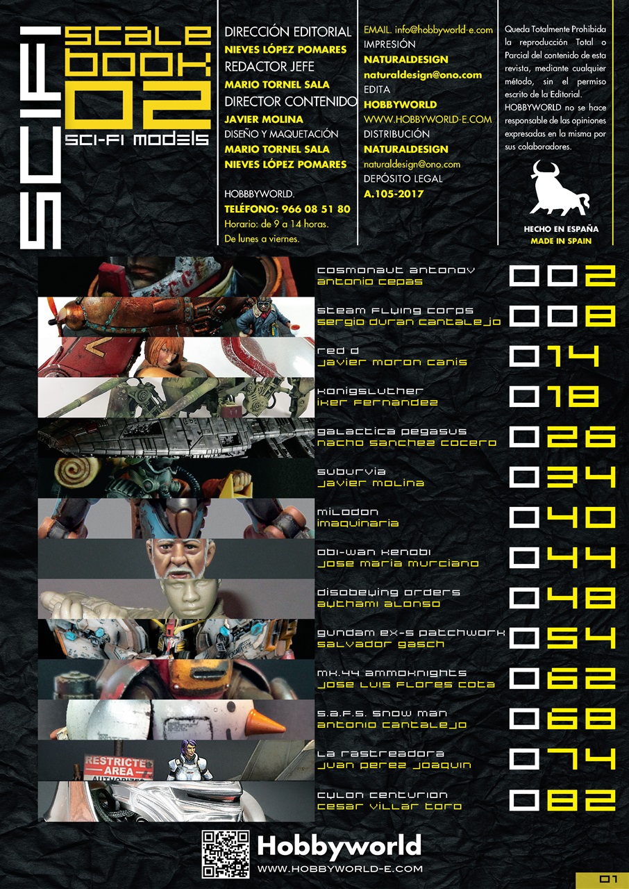 SCIFI SCALE Preview Pages