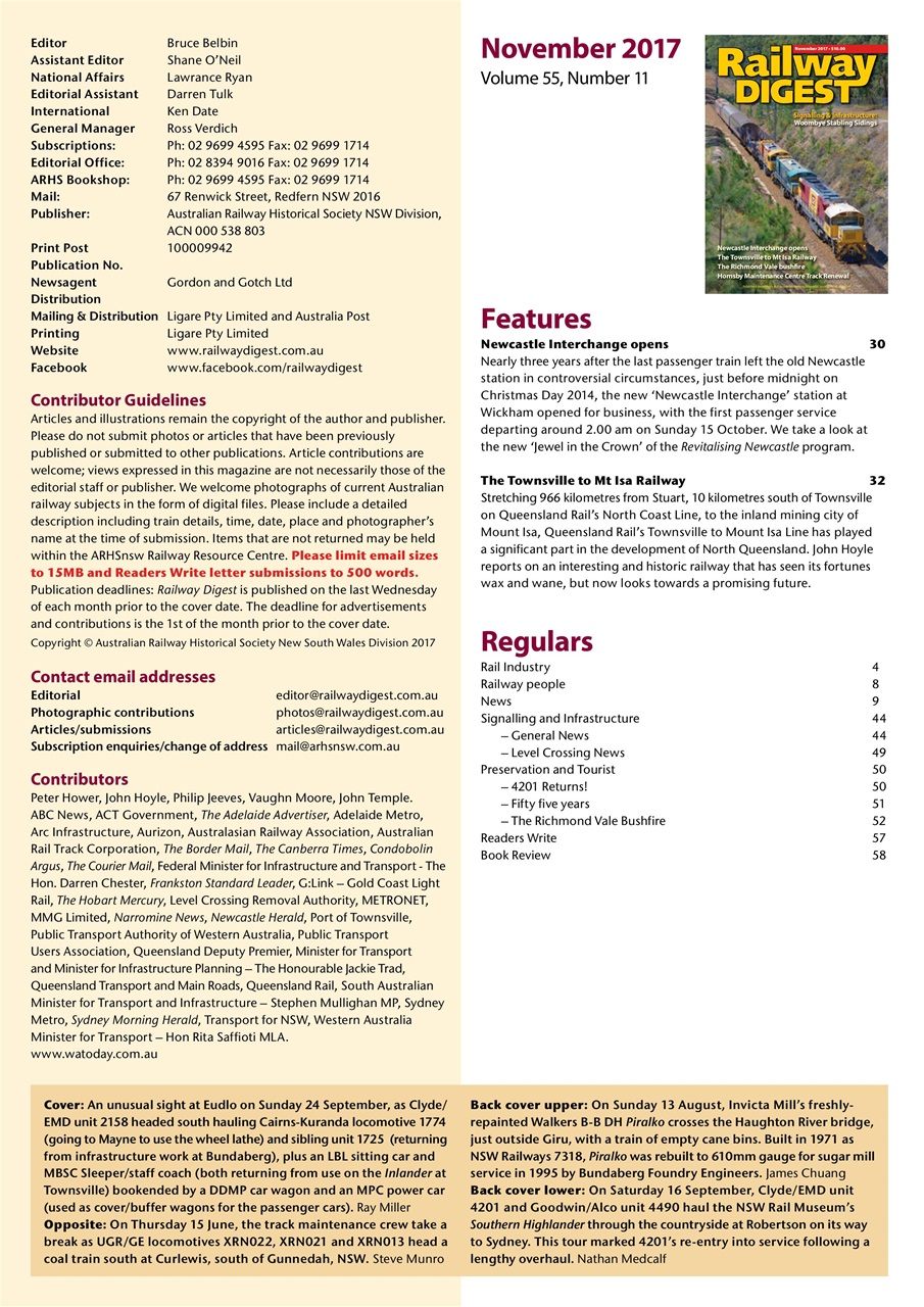 Railway Digest Preview Pages