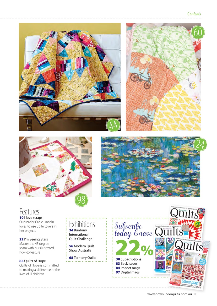 Down Under Quilts Preview Pages