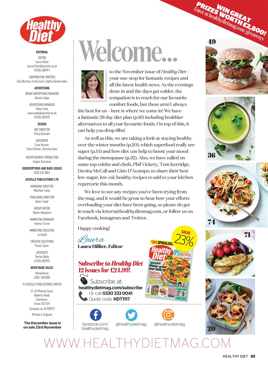 Healthy Diet Preview Pages