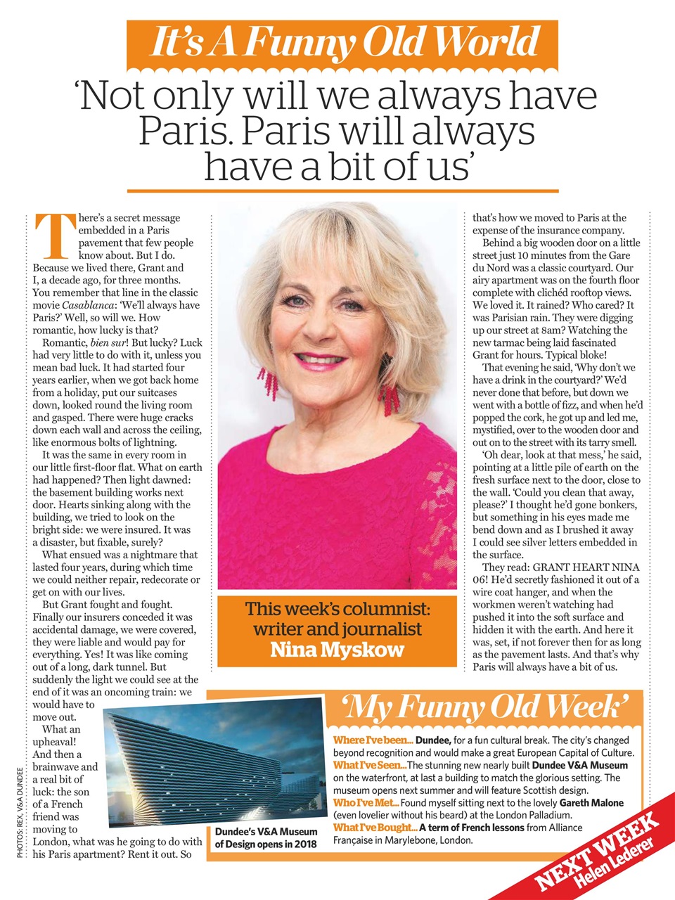 Woman's Weekly Preview Pages