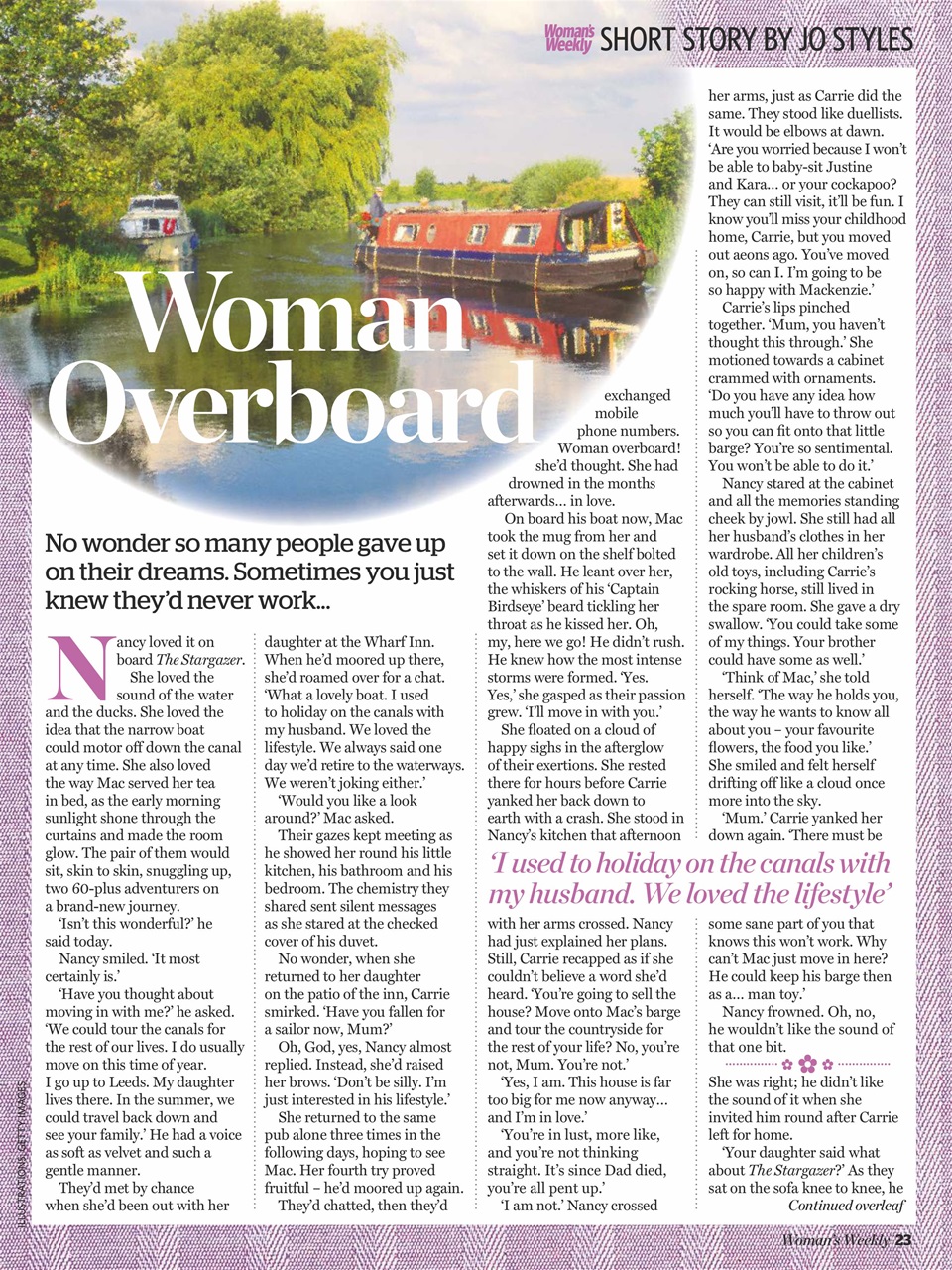 Woman's Weekly Preview Pages