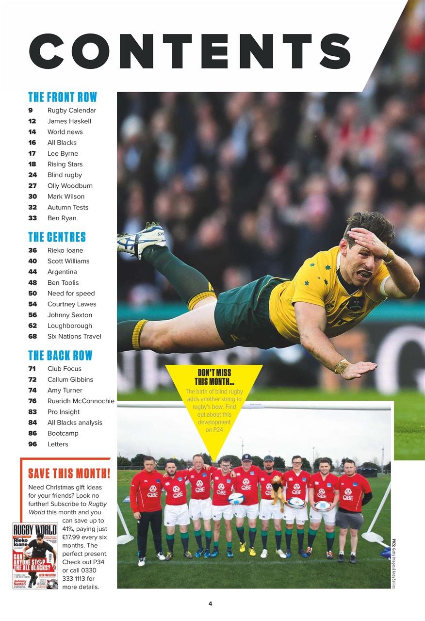 Rugby World Preview Pages