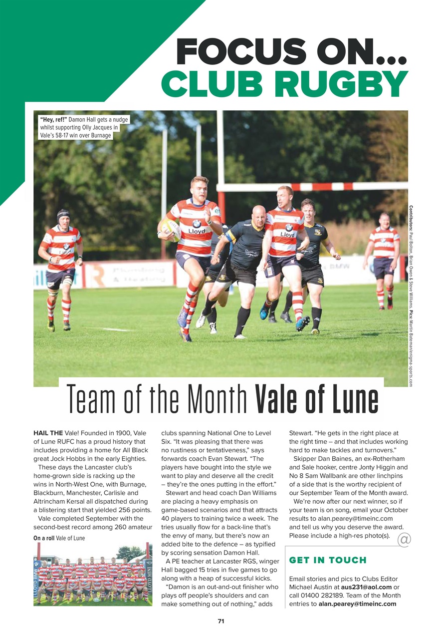 Rugby World Preview Pages