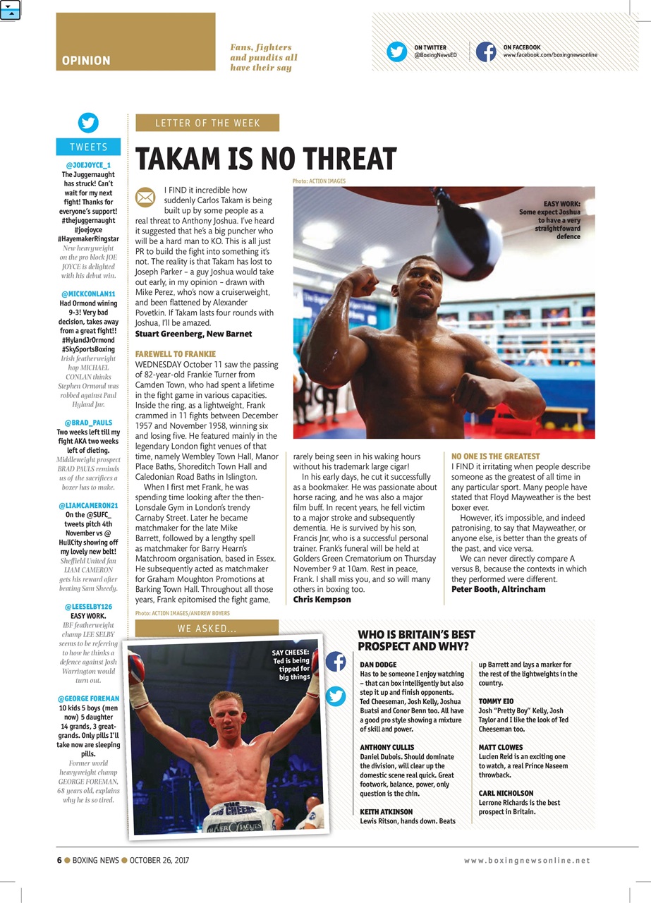 Boxing News Preview Pages