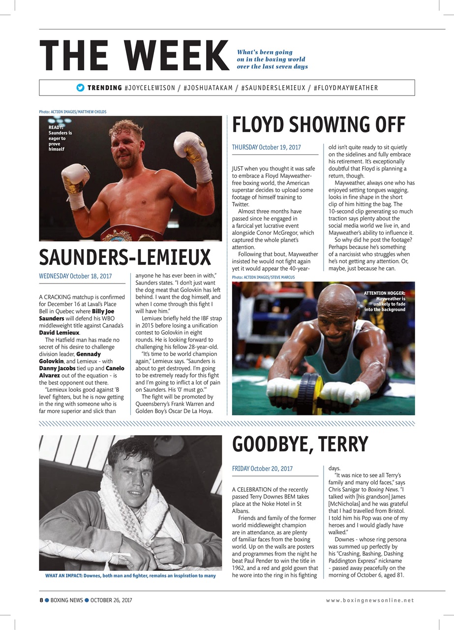 Boxing News Preview Pages