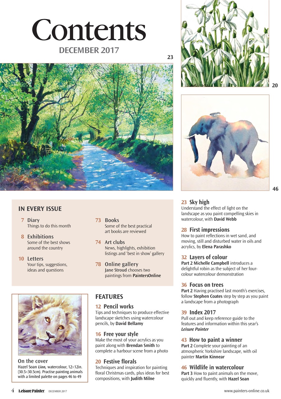 Leisure Painter & The Artist Preview Pages