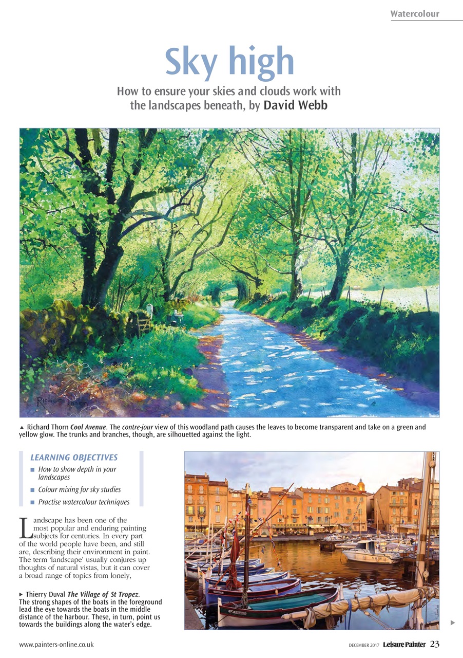 Leisure Painter & The Artist Preview Pages