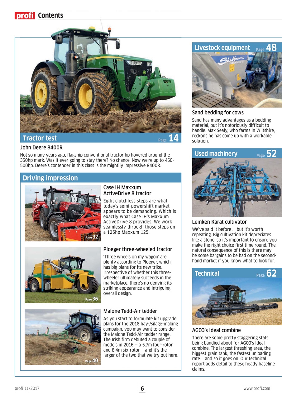 Profi International Preview Pages