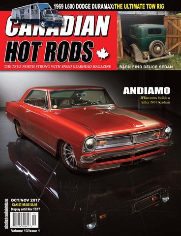 Canadian Hot Rods issue OCTOBER/NOVEMBER 2017 VOL 13 ISS 1