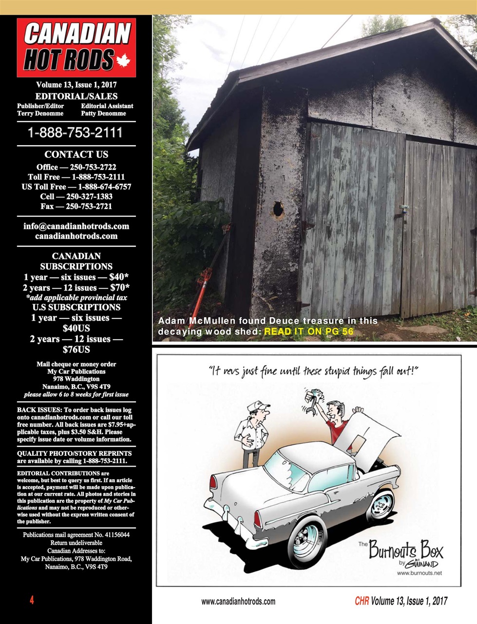 Canadian Hot Rods Preview Pages