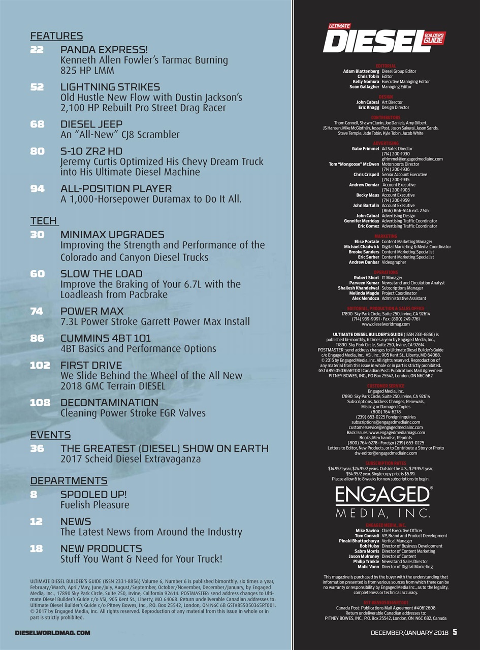 Ultimate Diesel Builders Guide Preview Pages