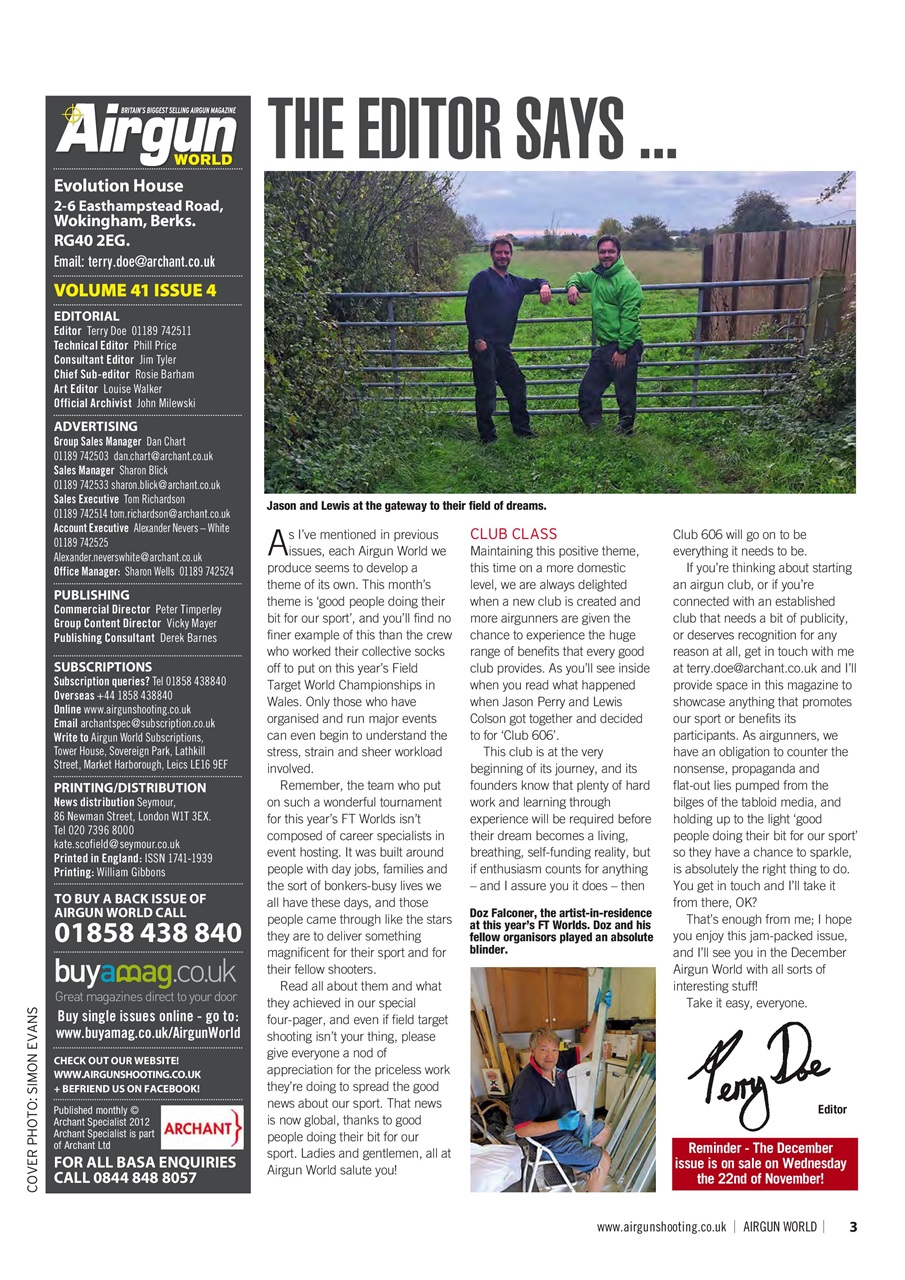 Airgun World Preview Pages