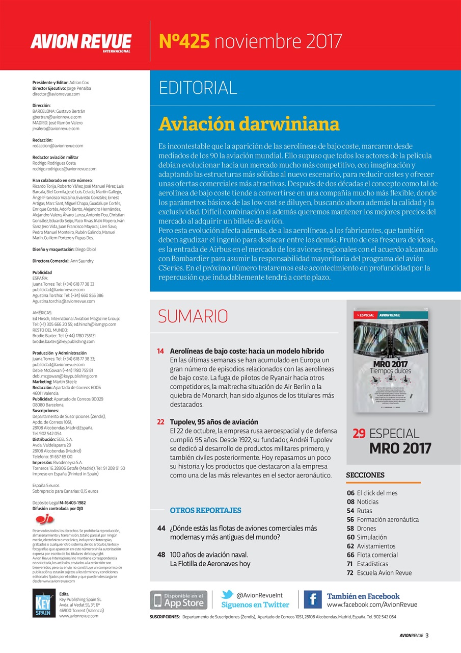 Avion Revue Internacional Preview Pages