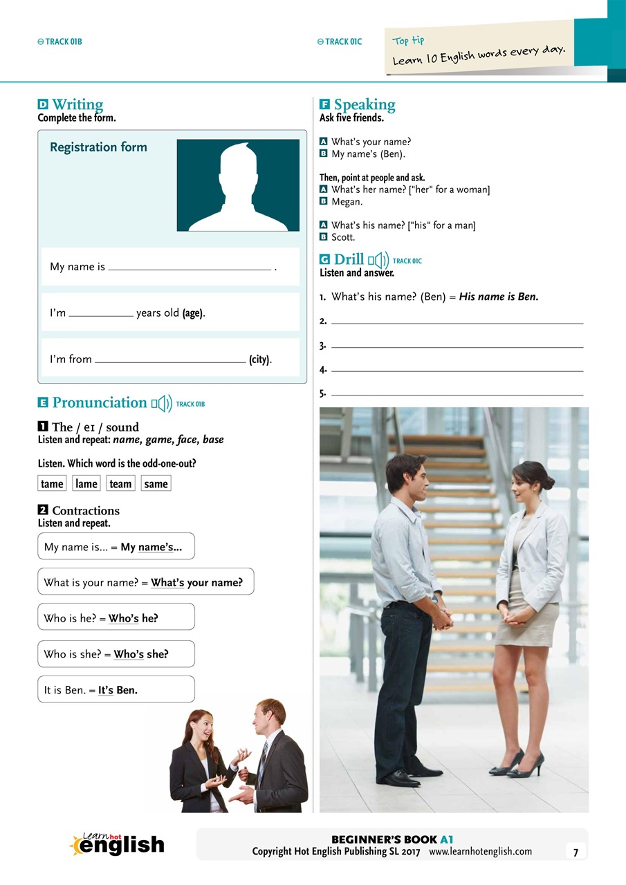 Learn Hot English Preview Pages