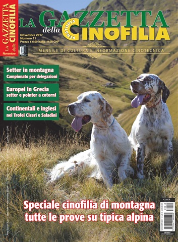 La Gazzetta Della Cinofilia Venatoria issue Novembre 2017