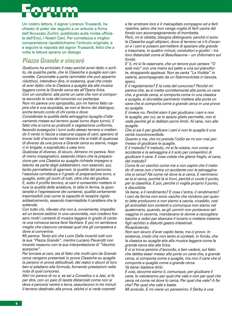 La Gazzetta Della Cinofilia Venatoria Preview Pages