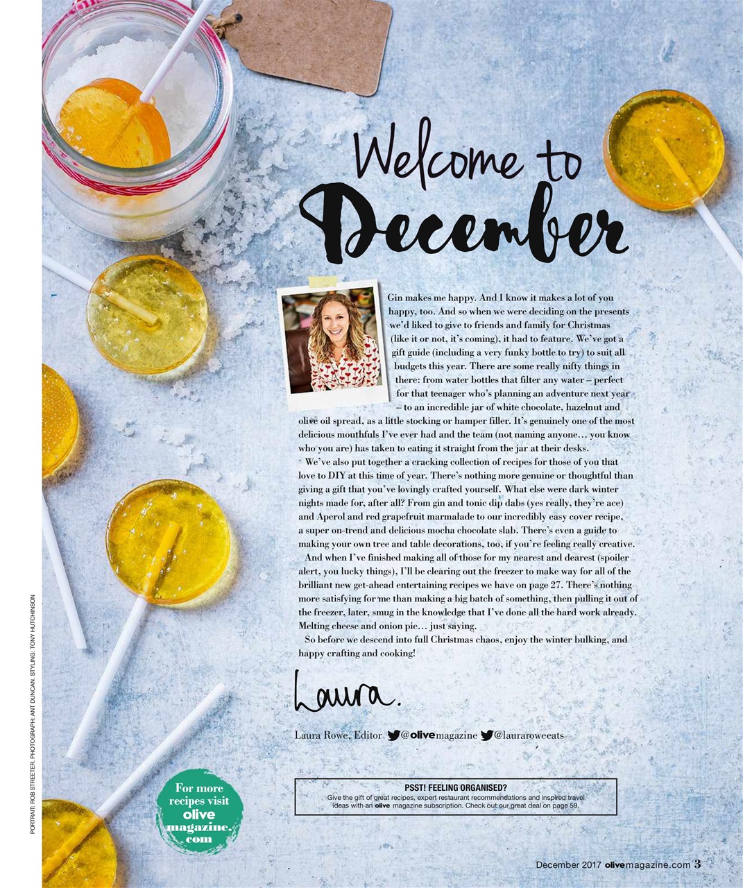 Olive Magazine Preview Pages